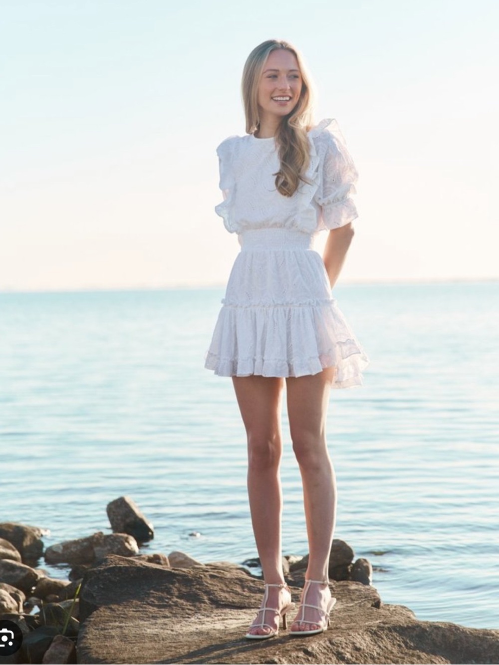 Misa Doutzen white dress small